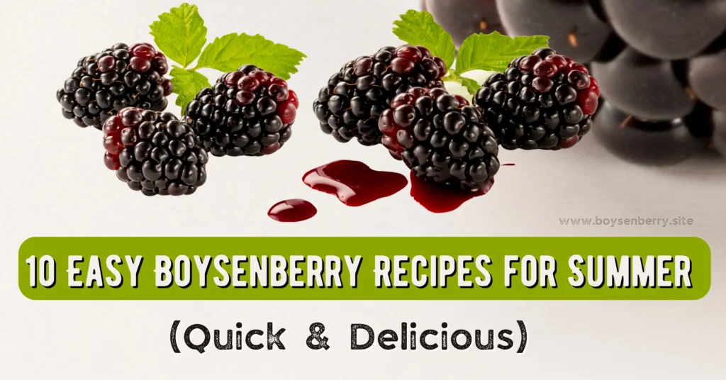 10 Easy Boysenberry Recipes