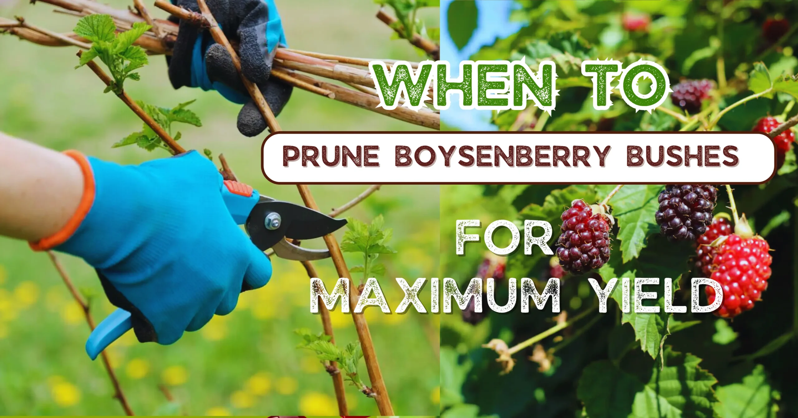 Prune Boysenberry Bushes